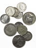 Kanada 10, 25 Cents Lot von 10 verschiedenen Münzen -