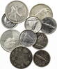 Kanada 10, 25 Cents Lot von 8 verschiedenen Münzen -
