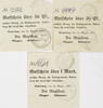 Rastenburg, Stadtgemeinde 50 Pfennig, 1 Mark Lot von 2 verschiedenen Scheinen -