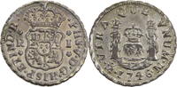 Mexiko 1/2 Real Philip V. (1700-1724, 1724-1746) -
