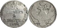 Polen, unter Russland 2 Zlote / 30 Kopeken Nikolaus I. (1825-1855) - Kursmünze (1834-1841) -