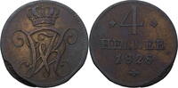 Hessen-Kassel 4 Heller Wilhelm II. (1821-1847) - Kursmünze (1821-1831) -