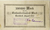 Burscheid 100000 Mark Forst und Pulvermacher -