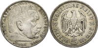 Drittes Reich 5 Reichsmark Hindenburg - Kursmünze (1935-1936) -