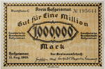 Hofgeismar 1000000 Mark Immenhausen -