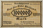 Hofgeismar 1000000 Mark Immenhausen -
