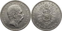 Kaiserreich, Sachsen 5 Mark Albert (1873-1902) - Kursmünze (1875-1889) -
