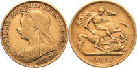 Großbritannien 1/2 Sovereign Victoria (1837-1901) - Kursmünze (1893-1901) -