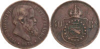 Brasilien 40 Reis Pedro II -