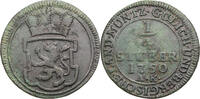 Jülich-Berg 1/4 Stüber Karl Theodor (1742-1794) -