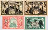 Patschkau (Paczków), Schlesien 25, 50, 75 Pfennig, 1 Mark 2 Serien - Patschkau - 4 Scheine -