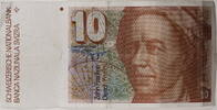 Schweiz 10 Franken Banknote - Euler - Us. EWy und ML -