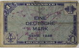 Deutschland, Trizone 1 DM Banknote - Serie 1948 -