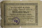 Waldbröl 500000 Mark Gutschein der Kreissparkasse -