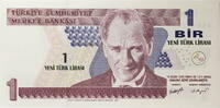 Türkei 1 Lira Banknote -