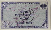 Westberlin 1 Mark Banknote - Serie 1948 -