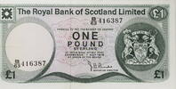 Schottland 1 Pound Edinburgh castle -