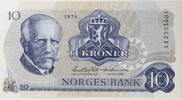 Norwegen 10 Kroner Serienschein -