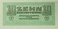 Deutschland, Drittes Reich 10 Reichspfennig Behelfszahlungsmittel für die Deutsche Wehrmacht -