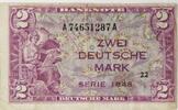 Deutschland, Trizone 2 DM Banknote - Serie 1948 -