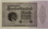 Deutschland, Weimarer Republik 100000 Mark Reichsbanknote -