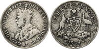 Australien 3 Pence George V. (1910-1936) - Kursmünze (1911-1936) -