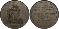 Niederlande Medaille Auf den Tod Friderica Luisa Wilhelmina von van der Kellen -