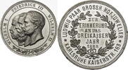 Karlsruhe, Preußen Medaille Auf das Dreikaiserjahr vom Badisch Großherzoglichen Hofjuwelier Ludwig Paar -