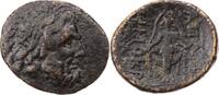 Phrygien AE-Tetrachalkon Apameia, Kopf des Zeus / Kultbild der Artemis Anaitis, Magistrat Timokrates (..) -