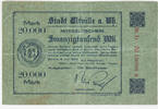 Eltville 20000 Mark Notgeldschein - Zwanzigtausend Mark - Br Iz -