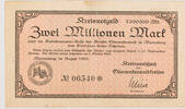 Oberwesterwaldkreis (Hessen-Nassau), Marienberg 2000000 Mark Kreisnotgeld - Zwei Millionen Mark - Kinder in Westerwälder Tracht -