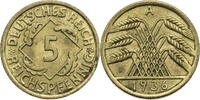 Weimarer Republik 5 Reichspfennig Kursmünze -