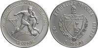 Kuba 5 Pesos Fußballweltmeisterschaft 1986 in Mexiko -