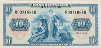 Deutschland, Bank deutscher Länder 10 Mark 2. Serie -