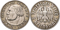 Drittes Reich 2 Reichsmark 450th Anniversary of Martin Luther -
