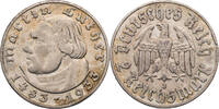 Drittes Reich 2 Reichsmark Zum 450. Geburtstag von Martin Luther -