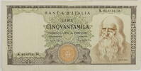 Italien, Republik 50000 Lire Leonardo da Vinci -