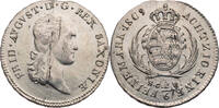 Sachsen, Albertinische Linie 1/6 Taler Friedrich August III./I. (1763-1827) -