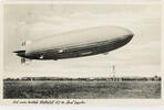 Drittes Reich, Bielefeld Postkarte Auf die Landung des Luftschiffs 130 Graf Zeppelin in Bielefeld -