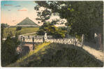 Kaiserreich, Preussen Postkarte Pyramide von Branitz (Schloss und Park von Fürst Pückler) -