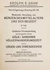 Frankfurt am Main Literatur Adolph E. Cahn, Auktion 63 am 15. April 1929 -