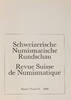 Bern Literatur Revue Suisse de Numismatique -