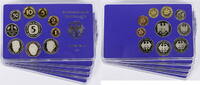 Bundesrepublik Deutschland 5 x 12,68 DM Kursmünzensatz (KMS) -