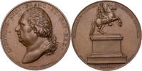 Frankreich, Königreich Medaille 1822 Ludwig XVIII. - Auf die Errichtung eines Reiterdenkmals für Ludwig XIV. SUP