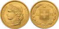 Schweiz 20 Franken Libertas - Kursmünze (1883-1896) -
