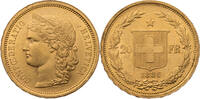 Schweiz 20 Franken Libertas - Kursmünze (1883-1896) -