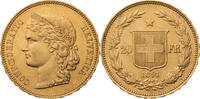Schweiz 20 Franken Libertas - Kursmünze (1883-1896) -