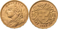Schweiz 20 Franken Vreneli - Kursmünze (1897-1949) -