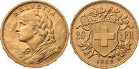 Schweiz 20 Franken Vreneli - Kursmünze (1897-1949) -