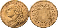 Schweiz 20 Franken Vreneli - Kursmünze (1897-1949) -